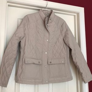 Tan quilted jacket
